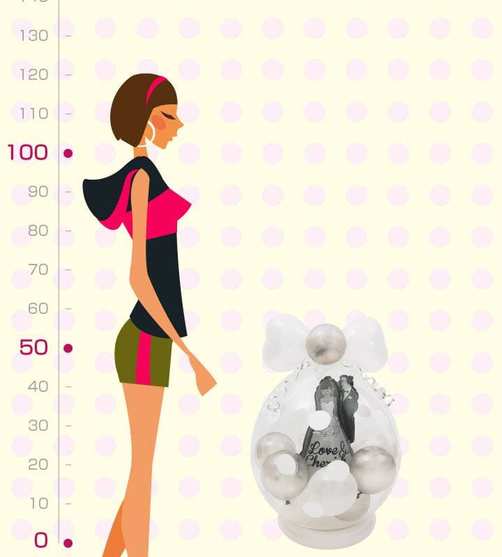 ウェディングカップルのシルバーラッピングバルーン【結婚式】 - g-wed-0116__01.jpg