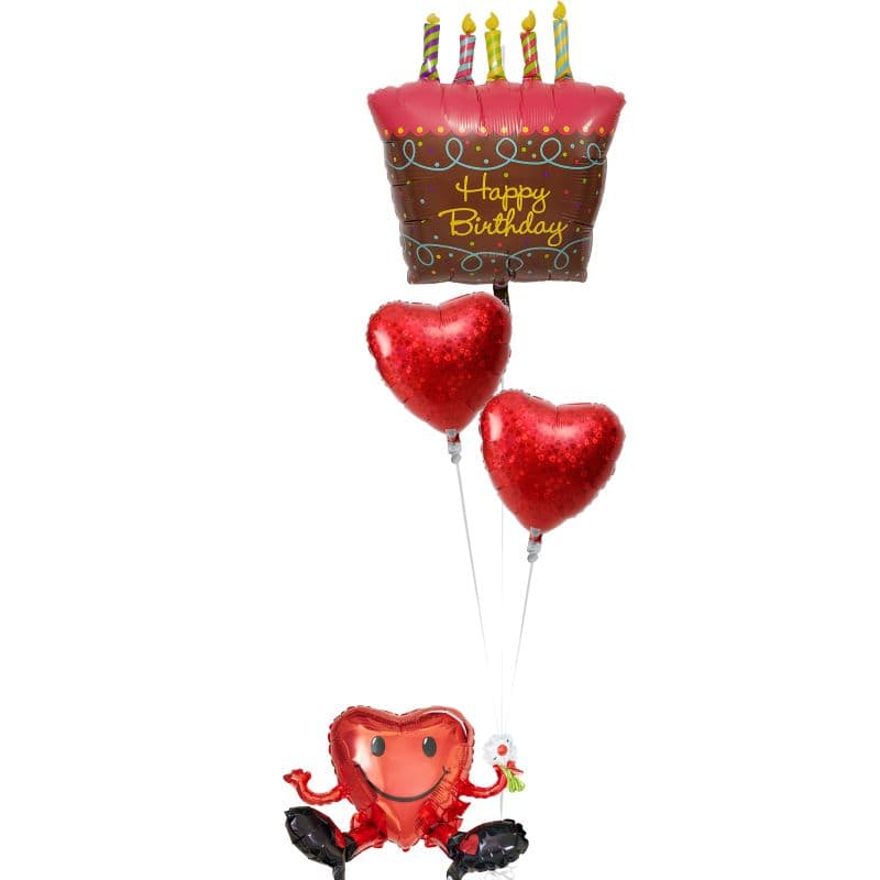 ハート君が持つキャンドル付きケーキとダブルハートバルーン【誕生日】 - g-btd-0053.jpg