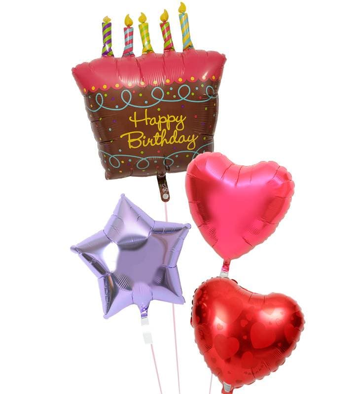 キャンドル付きケーキとハート&スター【誕生日】 - g-btd-0085.jpg