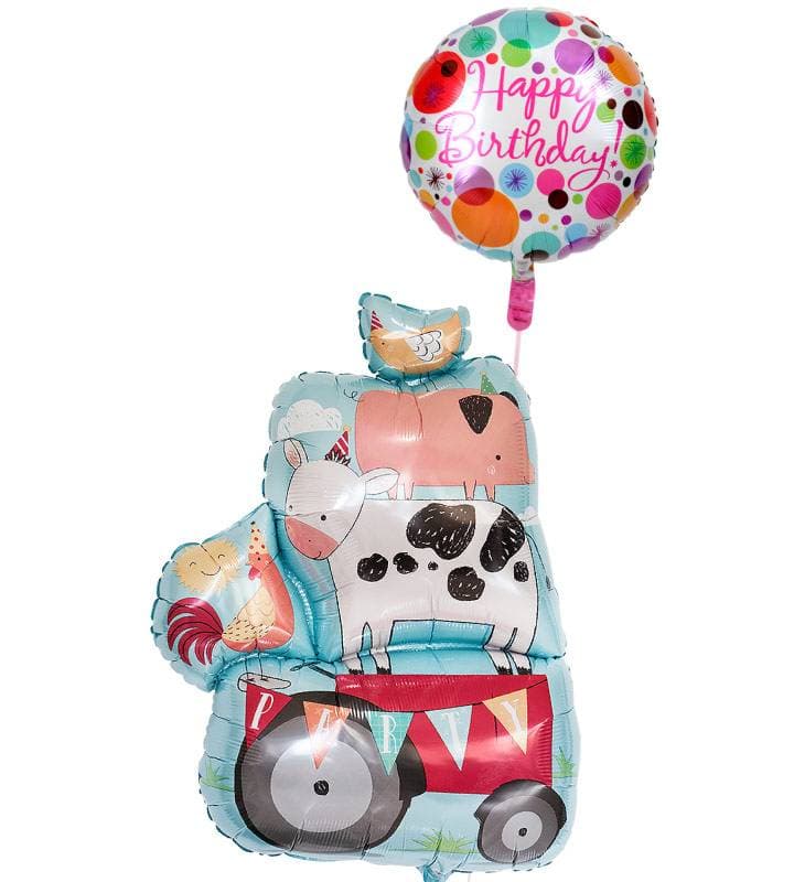 華やかドットと動物たち【誕生日】 - g-btd-0127.jpg